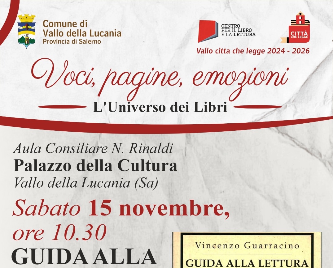 La Lectio Magistralis su Leopardi a Vallo della Lucania chiude la rassegna “Voci, pagine, emozioni”