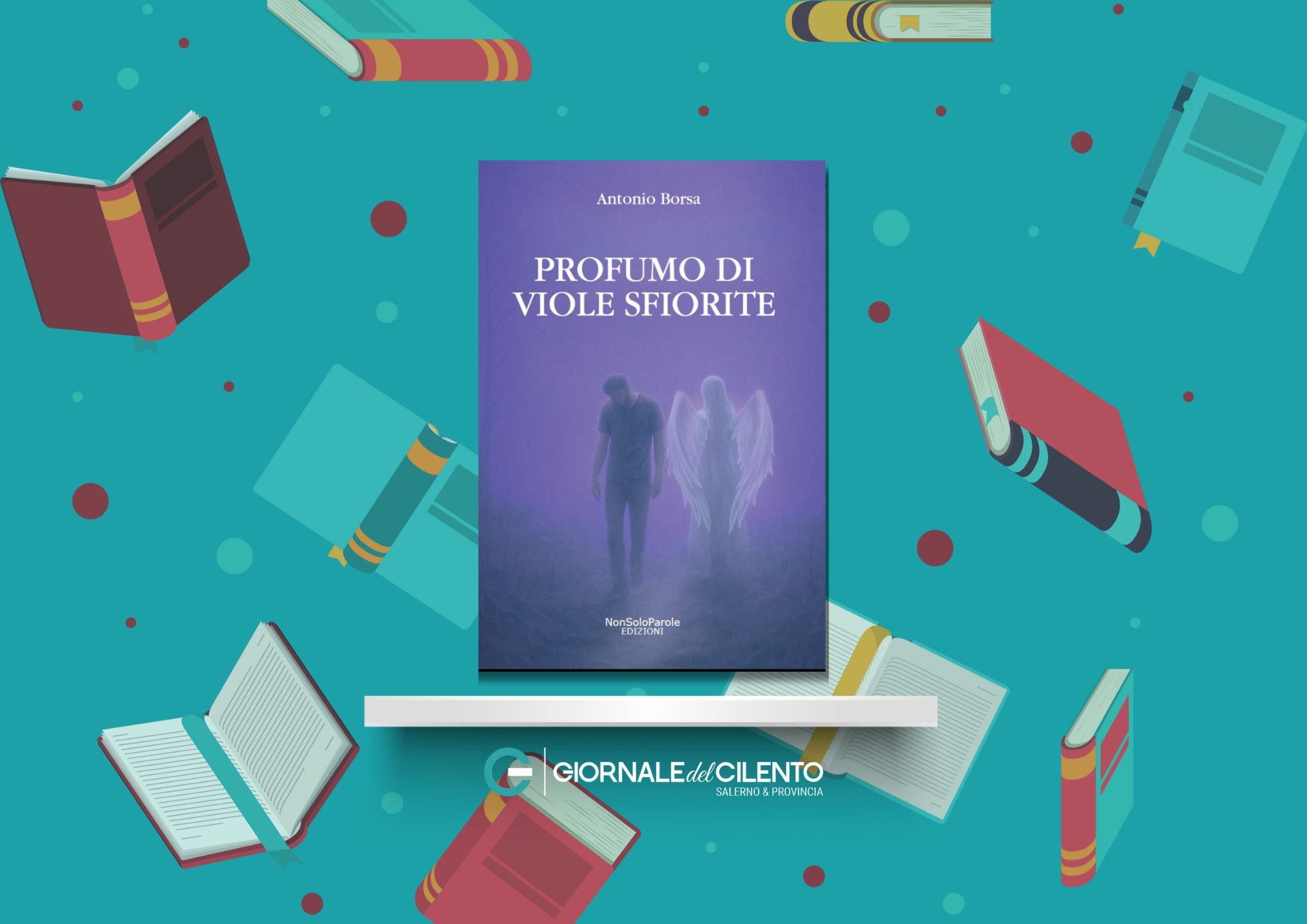 “Profumo di viole sfiorite”, il libro di Antonio Borsa è un inno alla resilenza ed omaggio a Max Pezzali