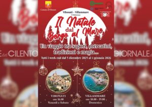Prima edizione del ‘Natale dal Borgo al Mare’ a Vibonati e Villammare: dal 5 dicembre al 4 gennaio