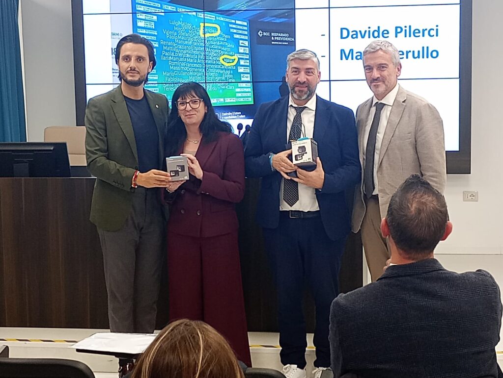 Maria Cerullo e Davide Pilerci tra i migliori del Gruppo Iccrea: premi e riconoscimenti in casa BCC Magna Grecia