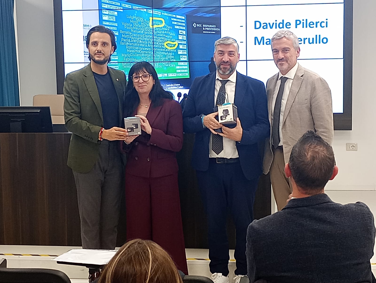 Maria Cerullo e Davide Pilerci tra i migliori del Gruppo Iccrea: premi e riconoscimenti in casa BCC Magna Grecia