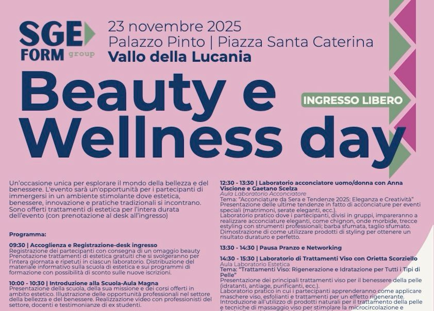 Beauty e Wellness Day, a Vallo della Lucania una giornata dedicata alla bellezza e al benessere