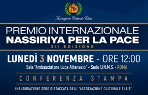Premio Internazionale ‘Nassiriya per la Pace’, a Roma l’inaugurazione della sede distaccata dell’associazione Elaia