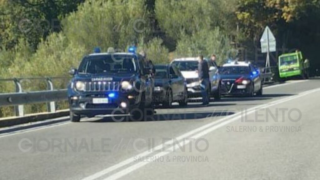 Inseguimento sulla Cilentana dopo segnalazione sospetta a Vallo della Lucania