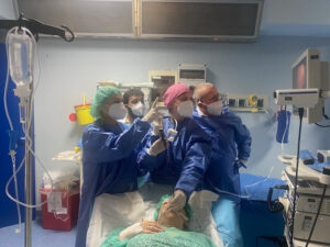 Eboli, rimosso un corpo estraneo dal polmone destro di una paziente di 70 anni