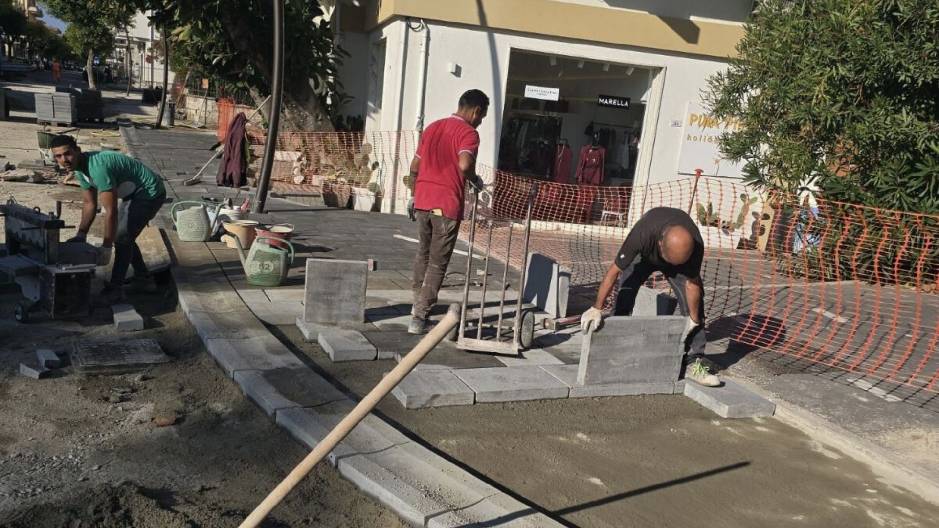 Capaccio Paestum: procedono rapidamente i lavori di riqualificazione di via Italia ‘61 