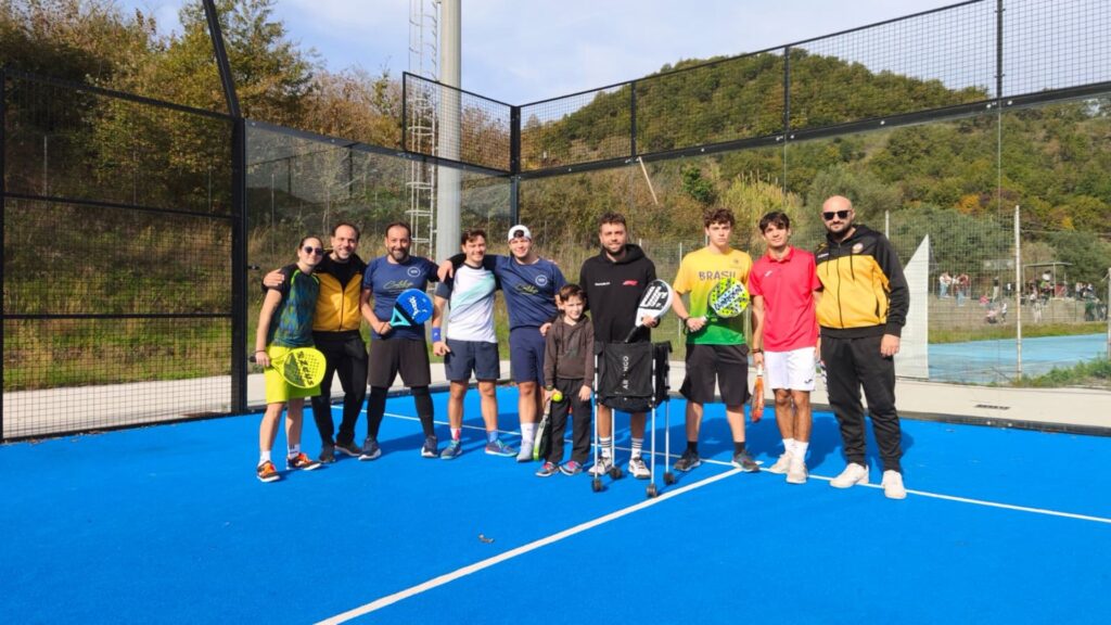 Boom di entusiasmo per l’open day dello Sporting Arechi di Pellezzano dedicato al padel