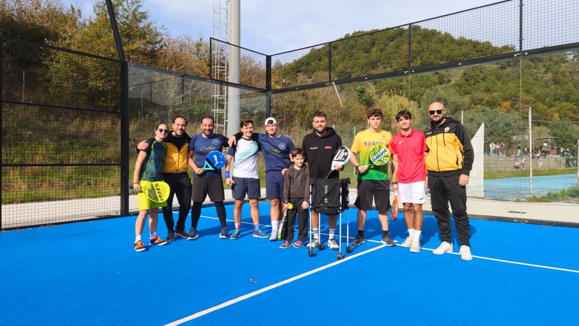 Boom di entusiasmo per l’open day dello Sporting Arechi di Pellezzano dedicato al padel