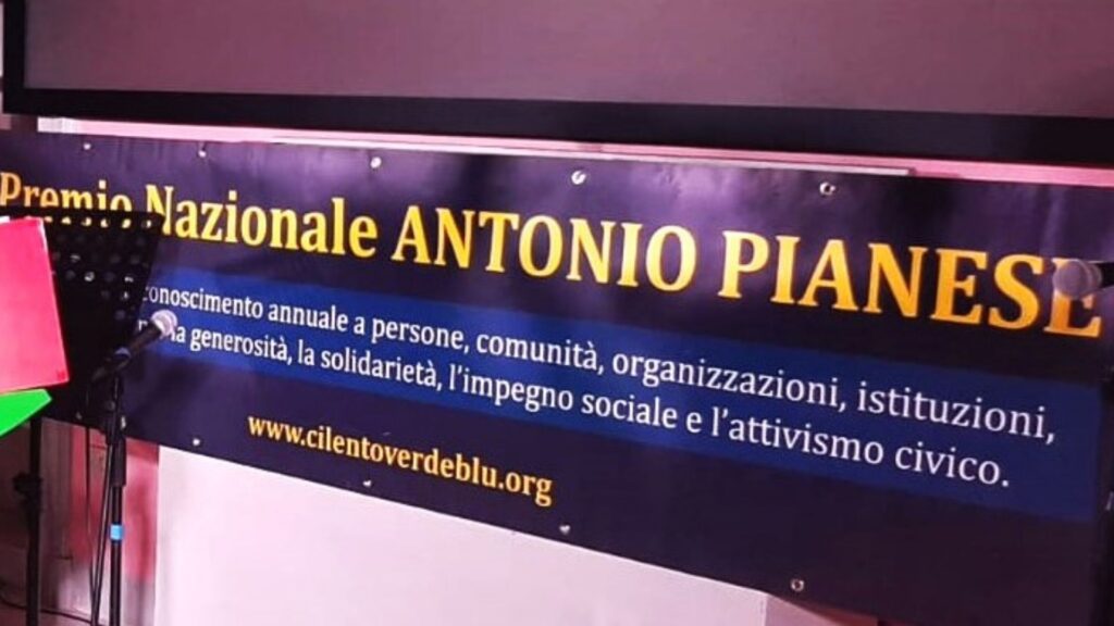 Premio nazionale Antonio Pianese, domani la cerimonia a Santa Maria di Castellabate