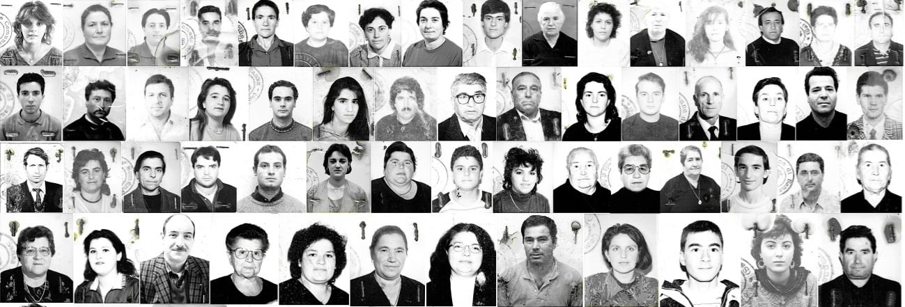 588 sguardi, 588 storie: la mostra con i volti di Sanza nei documenti d’identità