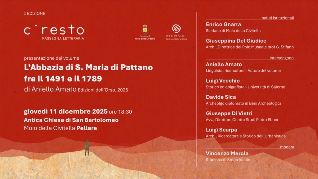 Ciresto, la cultura che resta: nasce la nuova rassegna letteraria del polo museale Stifano