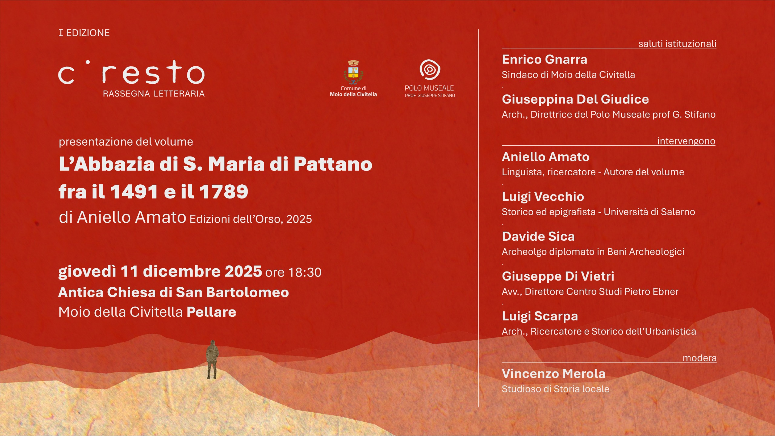 Ciresto, la cultura che resta: nasce la nuova rassegna letteraria del polo museale Stifano