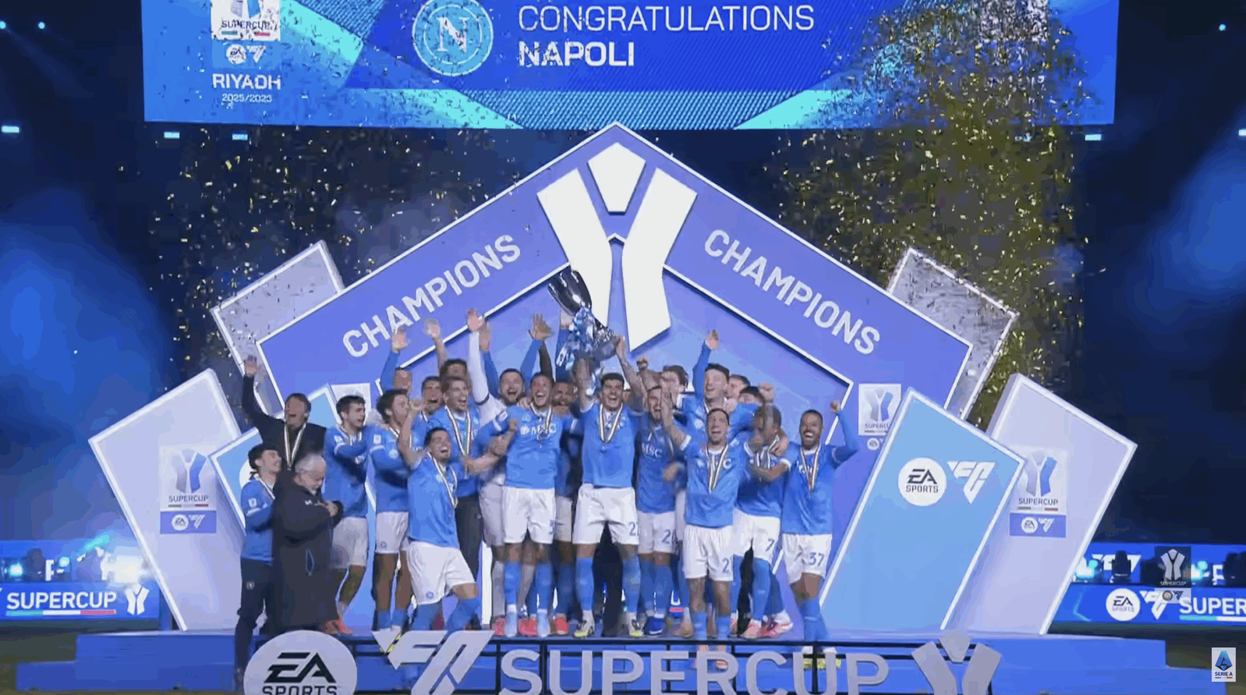 Napoli–Bologna 2-0, gli highlights della finale: guarda i gol