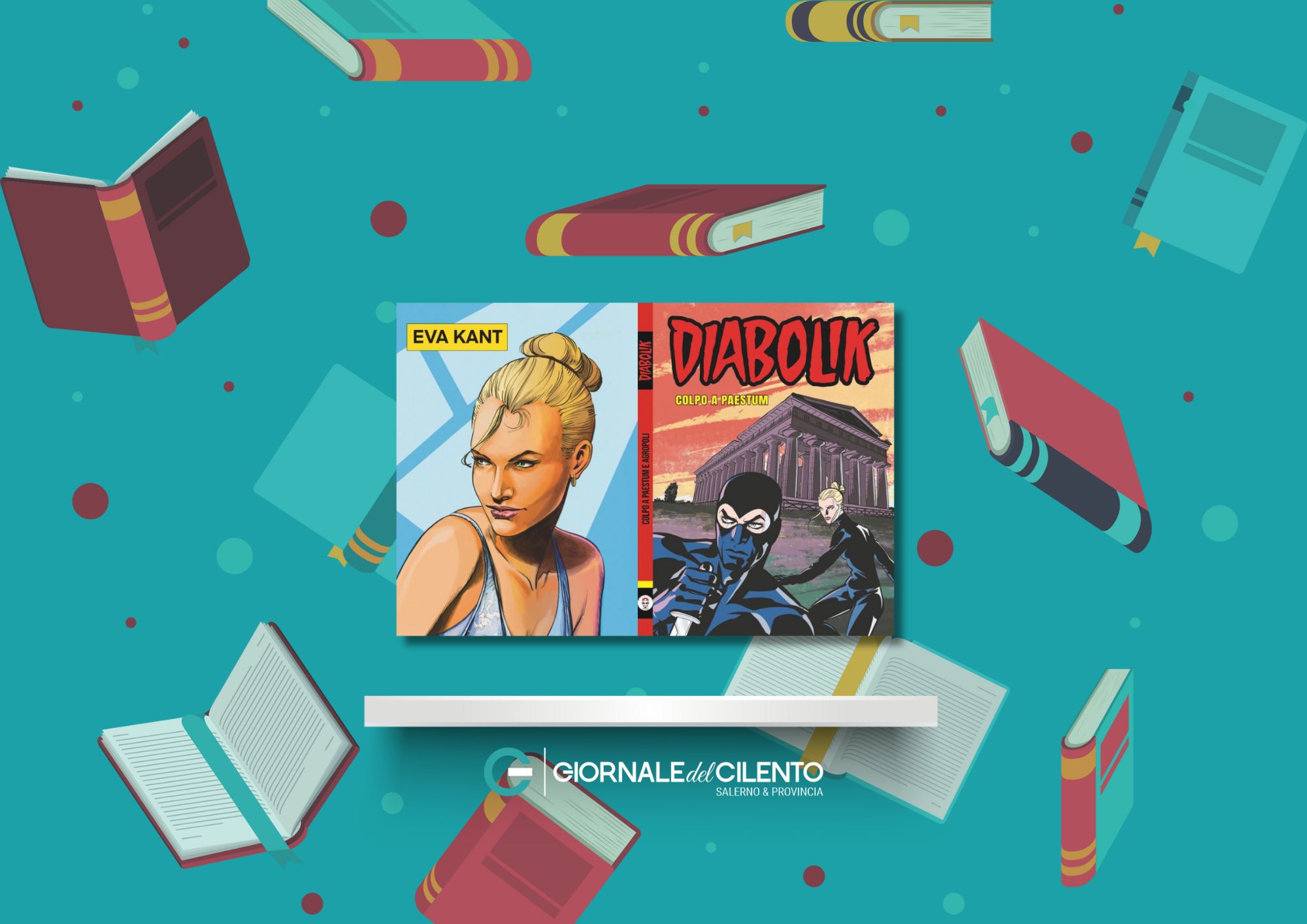 Diabolik colpisce nel Cilento: in arrivo “Colpo a Paestum”, il nuovo albo fuori serie dedicato alla Campania