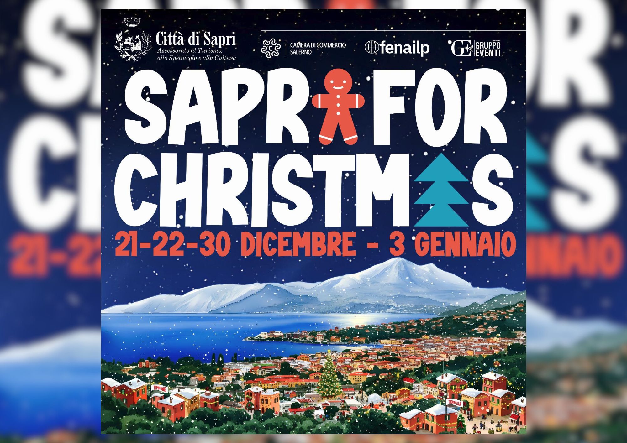 Sapri si accende: luci, musica e magia nel cartellone “Sapri for Christmas”