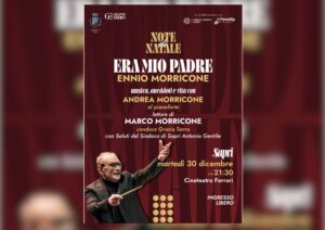 Sapri, il genio di Ennio Morricone rivive in concerto nello storico Cineteatro Ferrari con i figli Andrea e Marco Morricone