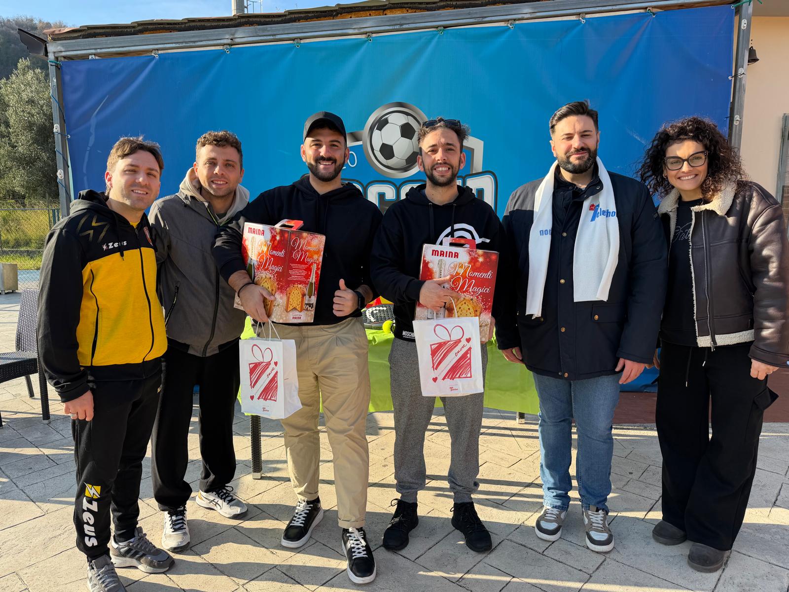 A Pellezzano il padel sostiene la ricerca Telethon: Pappalardo e Ragone vincono il primo torneo