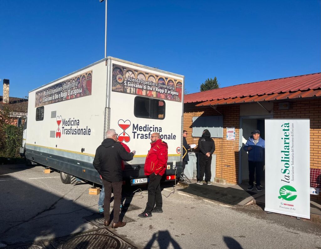 Successo per le visite gratuite urologiche e le donazioni di sangue a ‘La Solidarietà’ di Fisciano