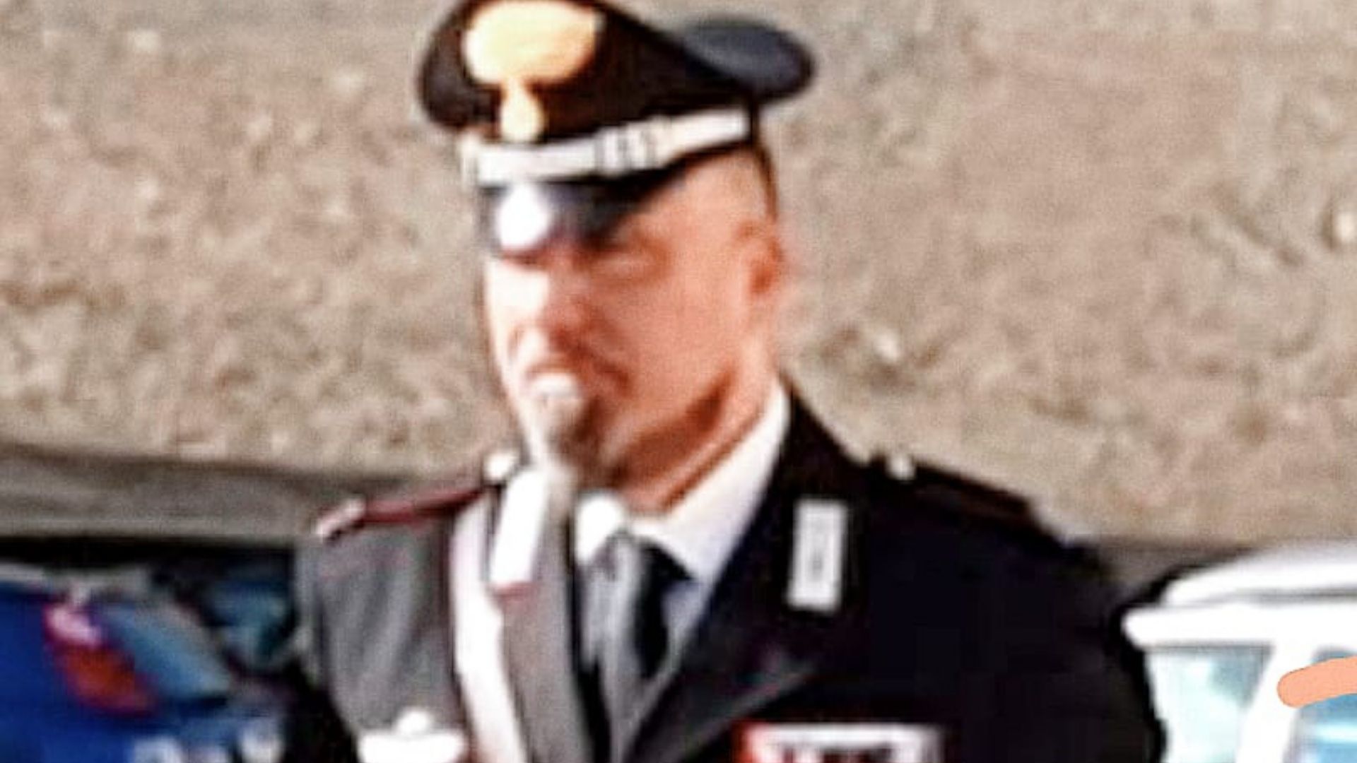 Il maresciallo maggiore Cunsolo comandante dell’Aliquota radiomobile dei carabinieri di Sala Consilina