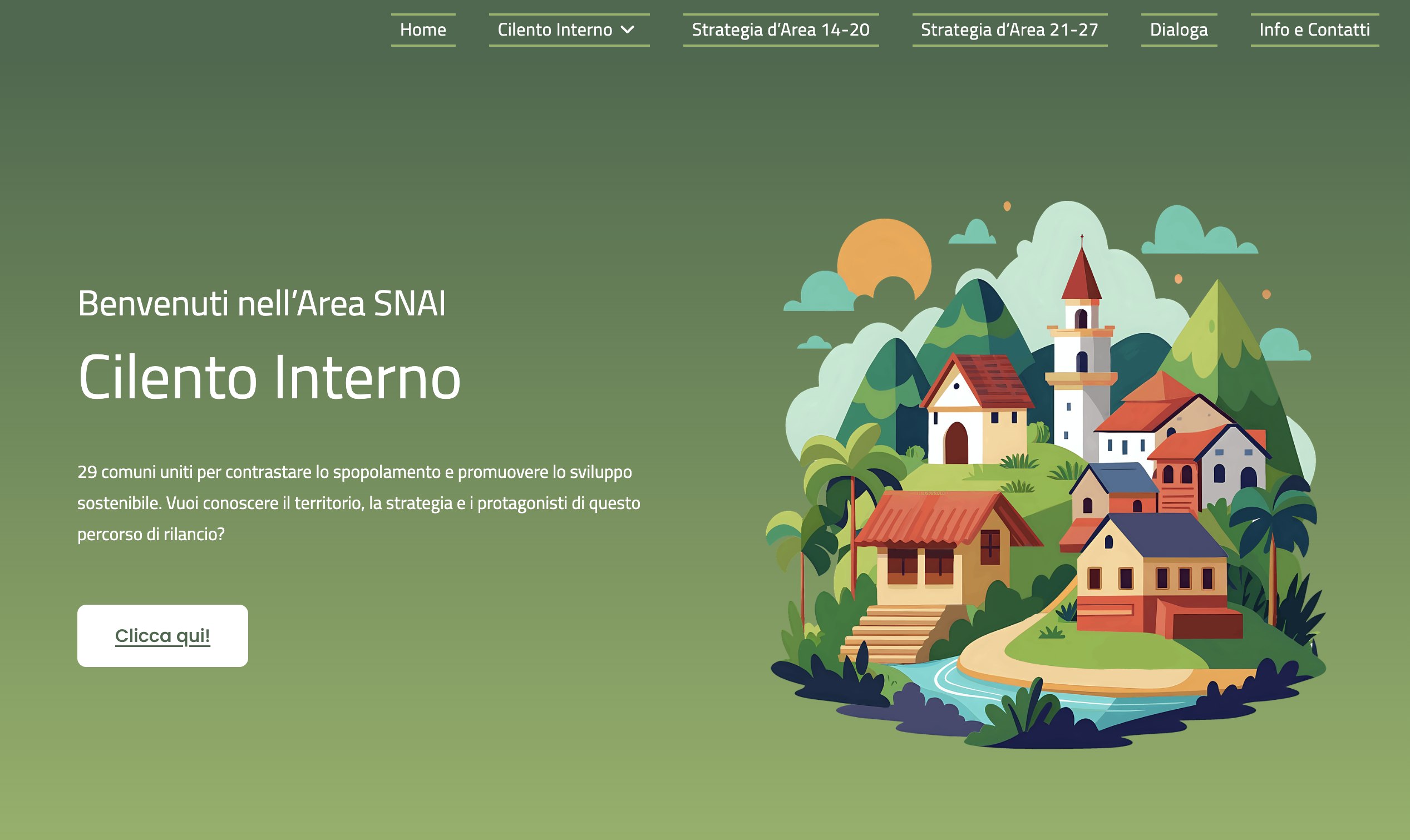 Nasce il portale delle Aree Interne del Cilento: un nuovo spazio digitale per informare, dialogare e costruire il futuro del territorio