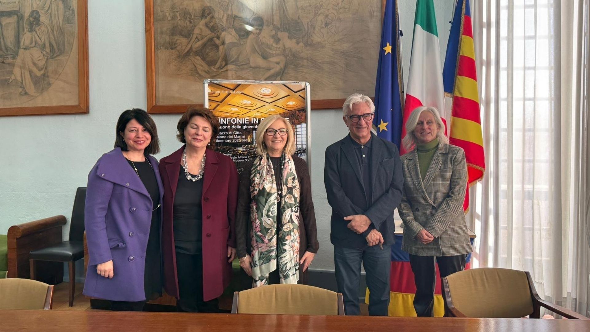 Salerno, presentata questa mattina la II edizione di “Sinfonie in Salone”