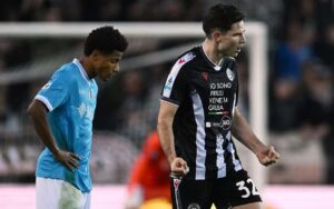 Udinese indigesta al Napoli: decide ancora Ekkelenkamp, azzurri ko e sulle gambe