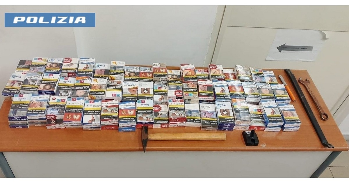 Salerno, evade dai domiciliari e ruba sigarette sul lungomare: fermato dalla polizia