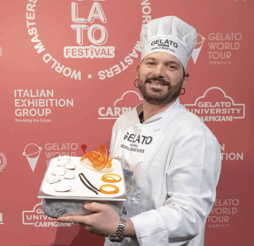 Danilo Cinelli miglior gelatiere d’Italia al SIGEP di Rimini: sarà lui a rappresentare il Paese al mondiale del gelato