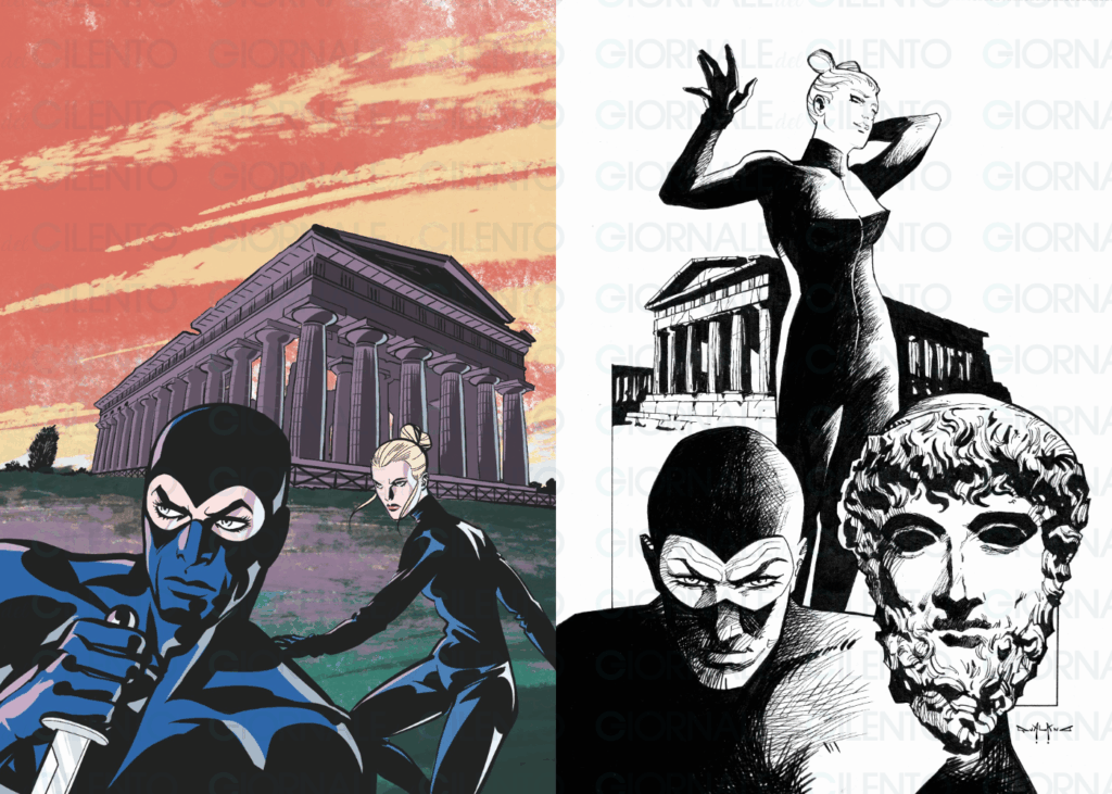 Diabolik arriva nel Cilento con un colpo d’autore tra Paestum e Agropoli