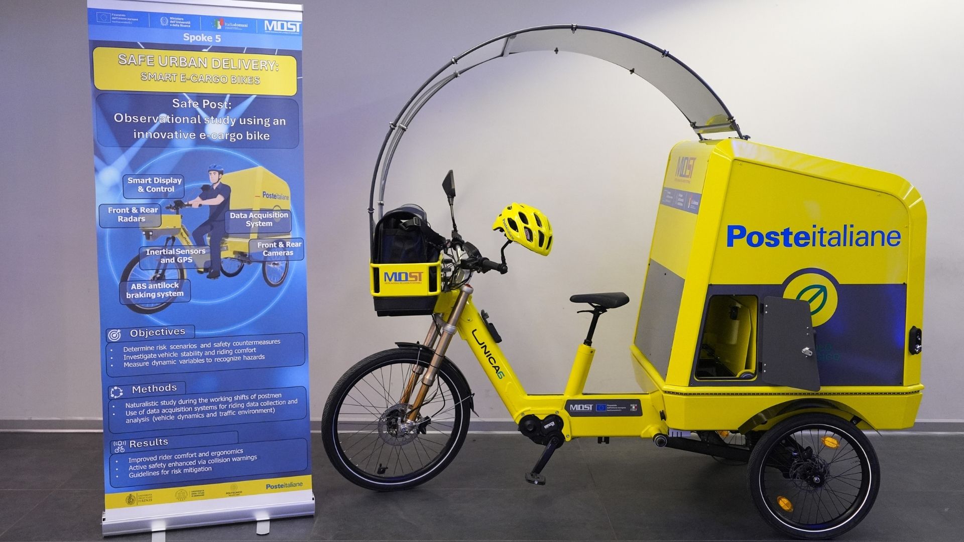 Poste Italiane: nuovi prototipi di cargo e-bike per consegnare pacchi nei centri storici delle città 