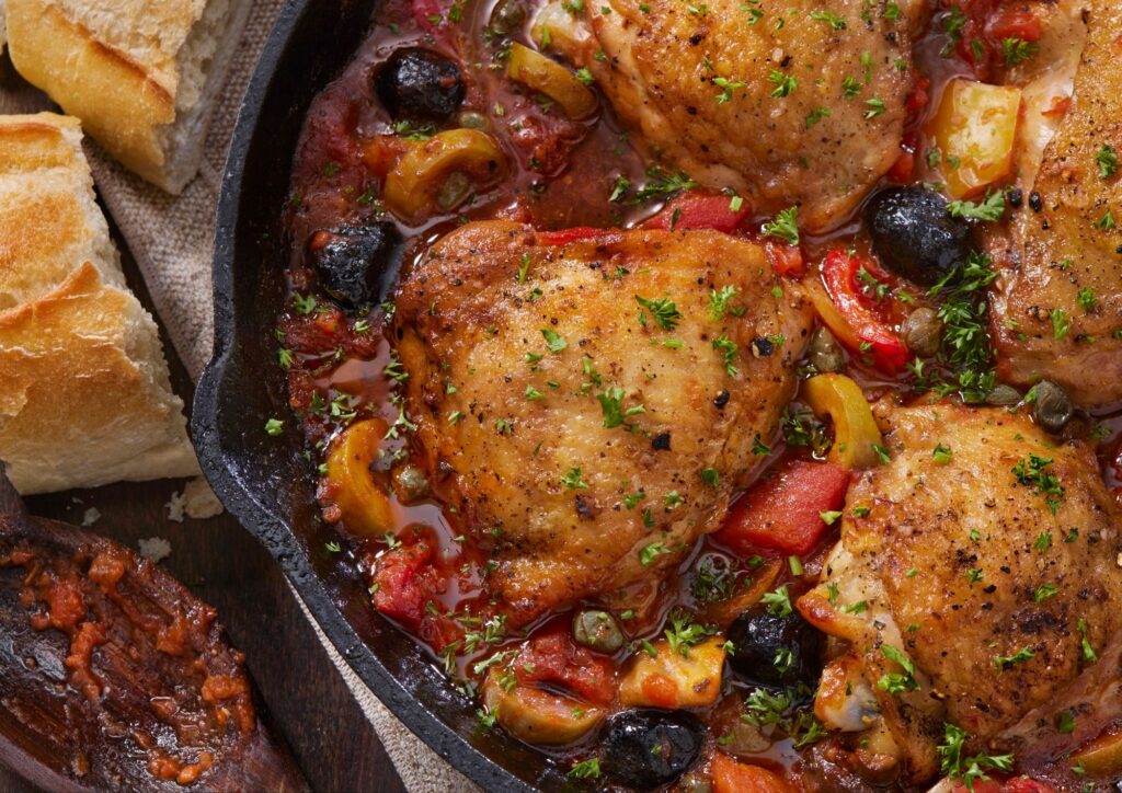 Il pollo alla cacciatora, un classico della cucina di casa