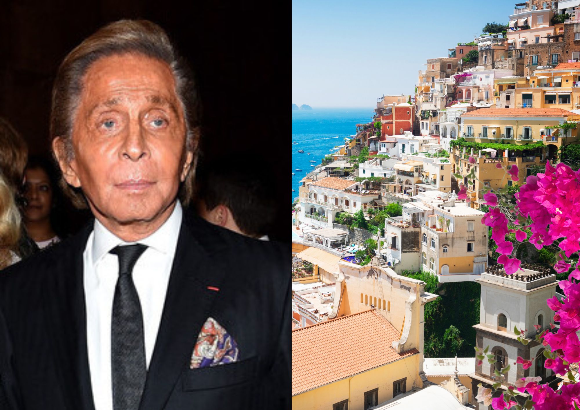 Valentino, l’amore per la Costiera Amalfitana e la Penisola Sorrentina