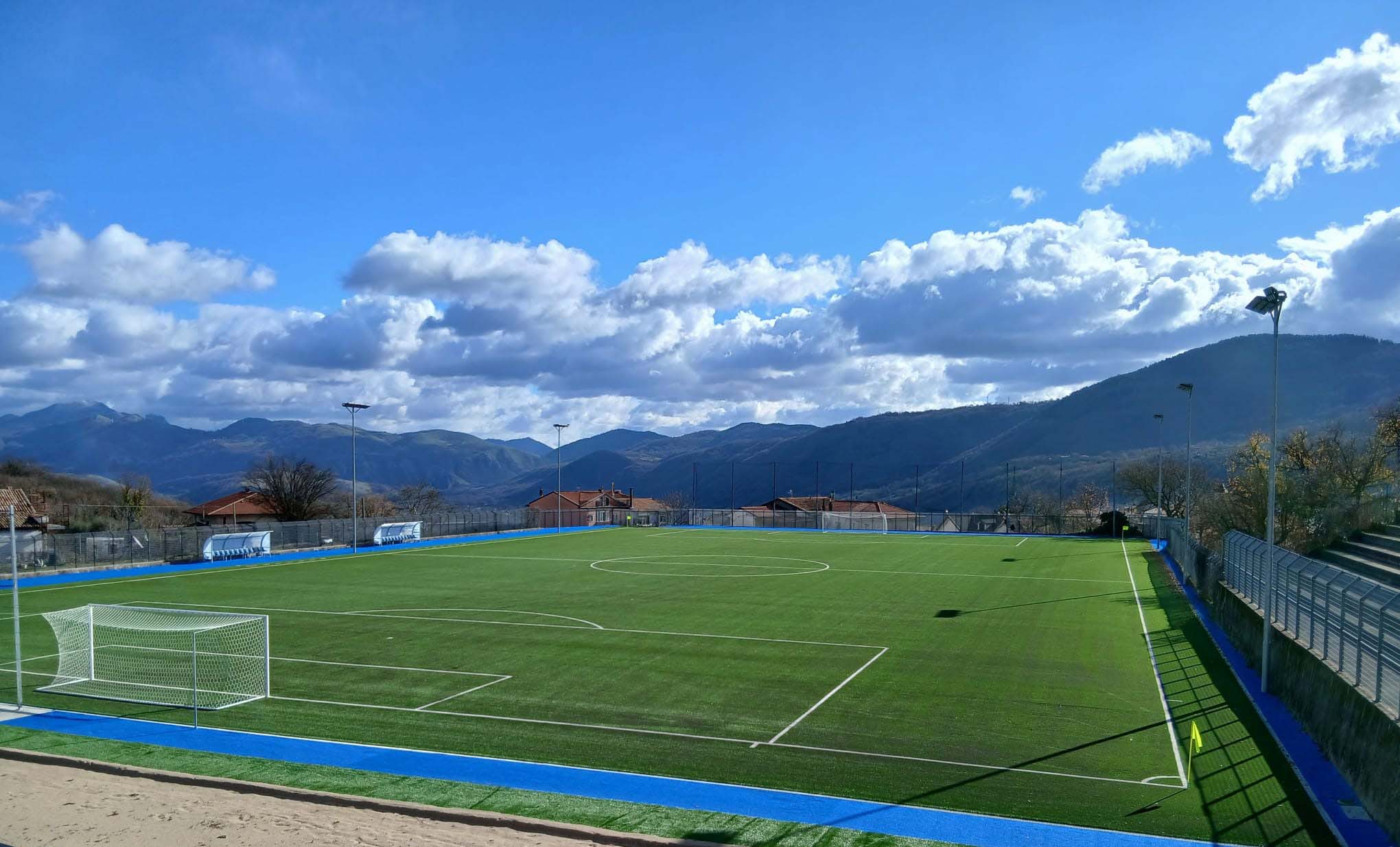 San Gregorio Magno, inaugura il campo sportivo Pierino Lordi