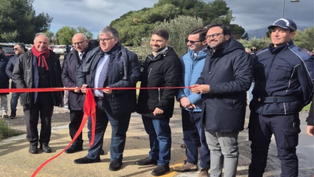 Ascea Marina: inaugurati i lavori della nuova pista ciclabile in località Scogliera