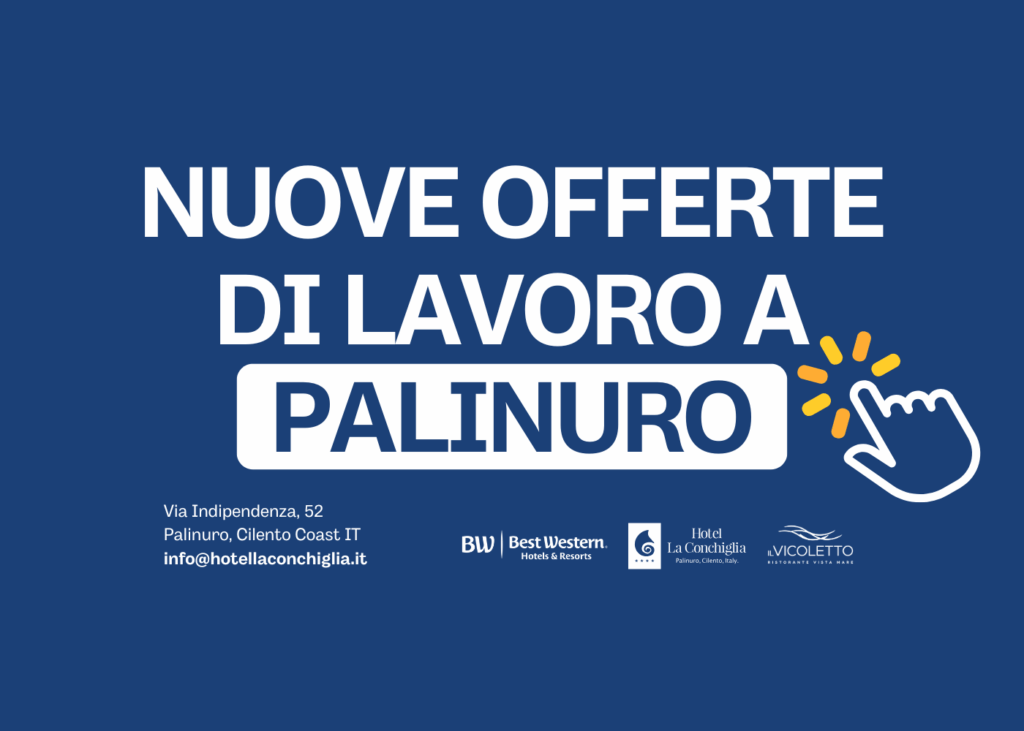 Palinuro, opportunità di lavoro nel settore turistico: si cercano nuove figure professionali