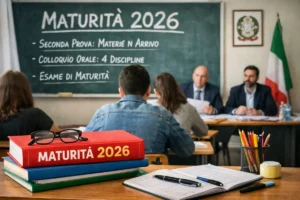 Maturità 2026: ufficializzate le materie della seconda prova e del colloquio