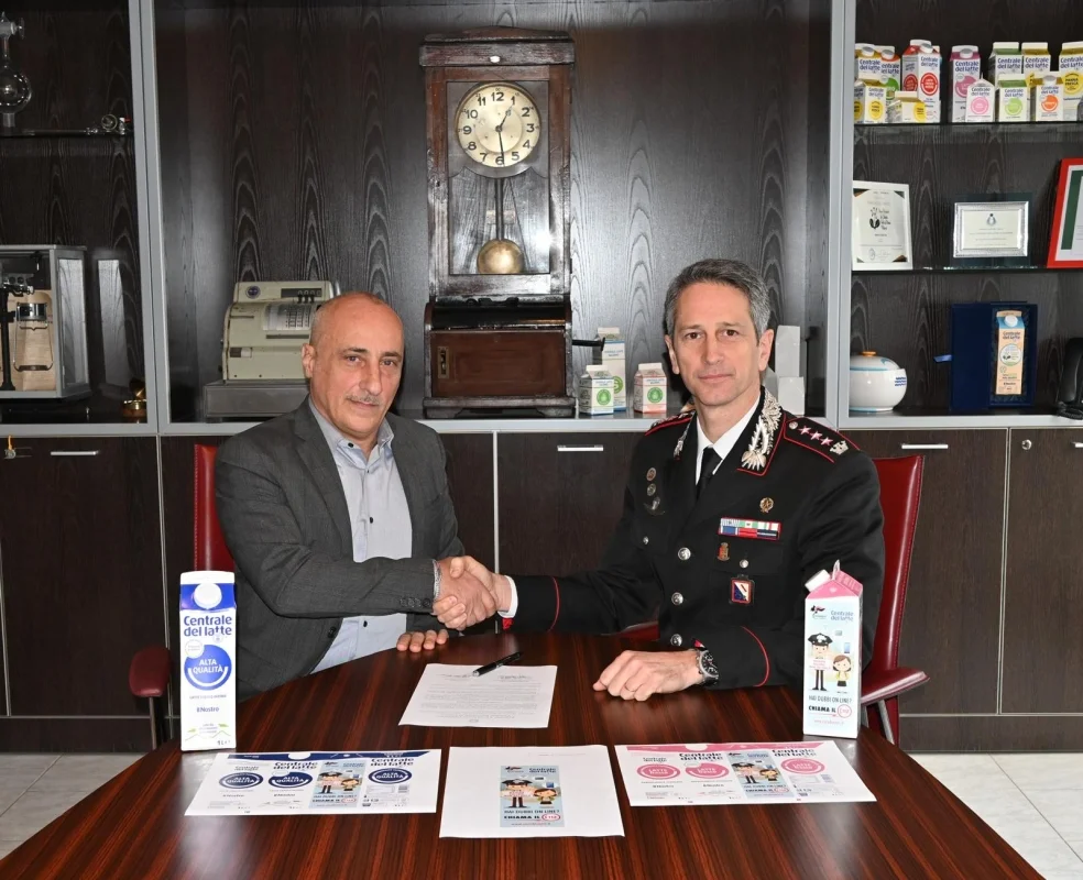 Sicurezza digitale, accordo Carabinieri–Centrale del Latte: il messaggio arriva sulle confezioni