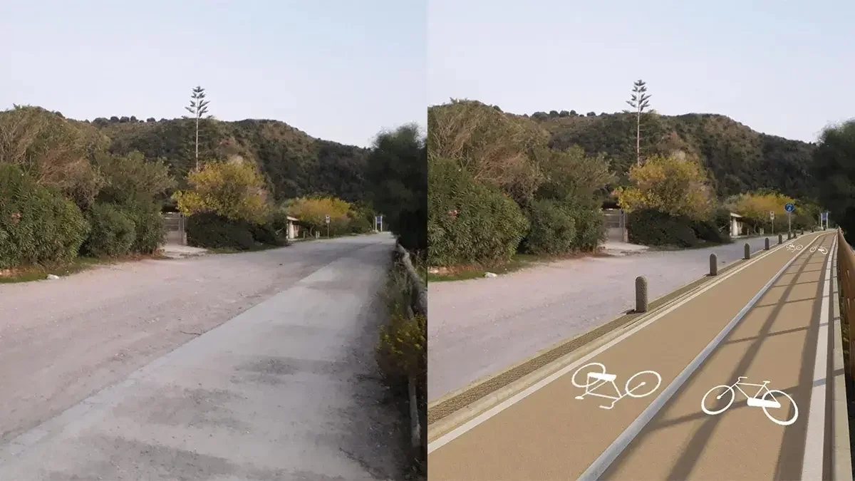 Consegnati i lavori per il nuovo percorso ciclabile ad Ascea