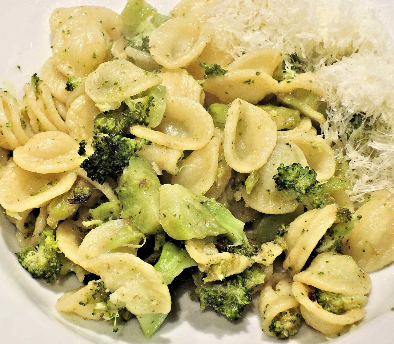 Orecchiette integrali con broccoli, aglio e acciughe