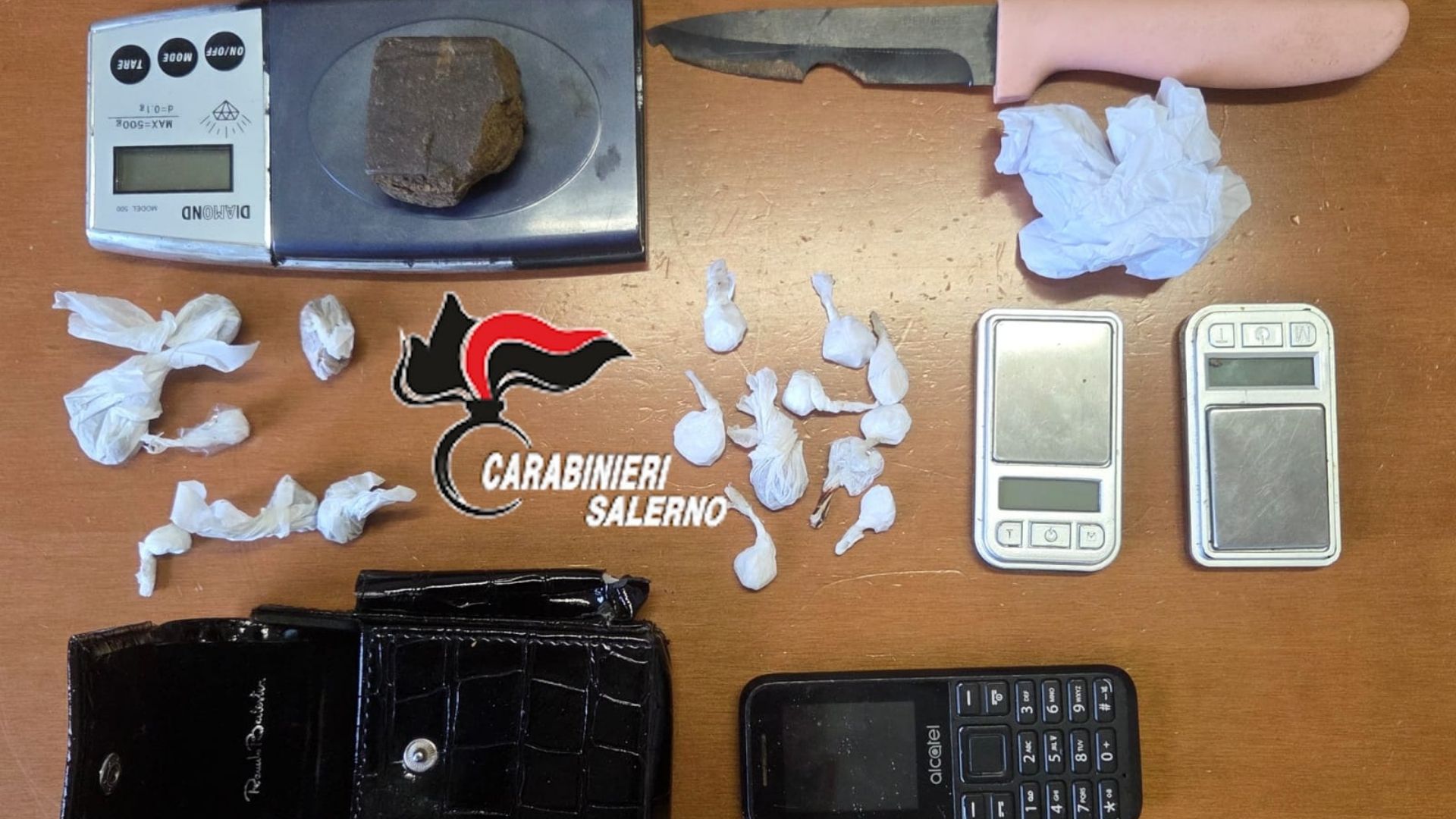 Pontecagnano Faiano, minore trovato in possesso di droga: arrestato