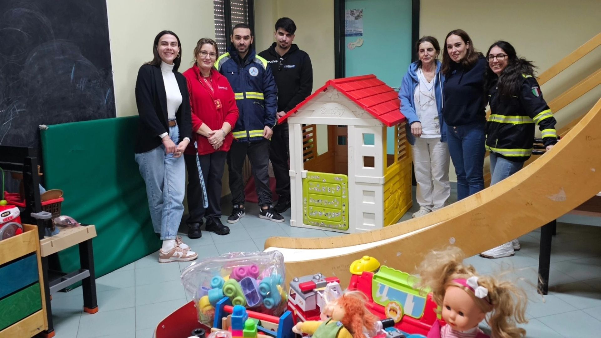 Solidarietà: nuovi giochi per i bambini ricoverati a Vallo della Lucania