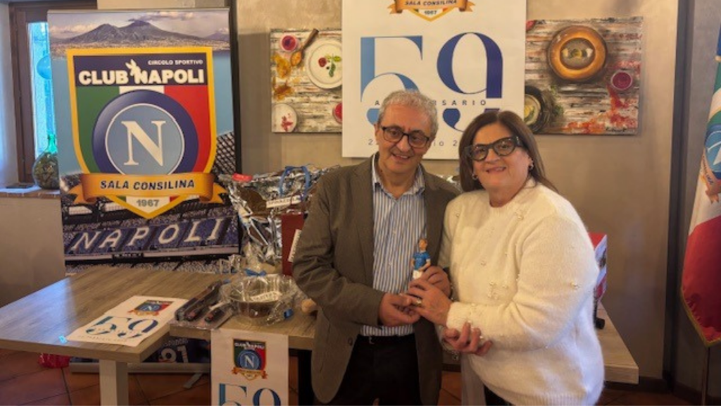 A Padula la celebrazione del 59° anniversario di fondazione del Club Napoli Sala Consilina