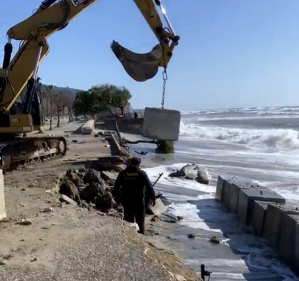 Una nuova ondata di maltempo in arrivo sul Cilento: lunedì attese forti mareggiate