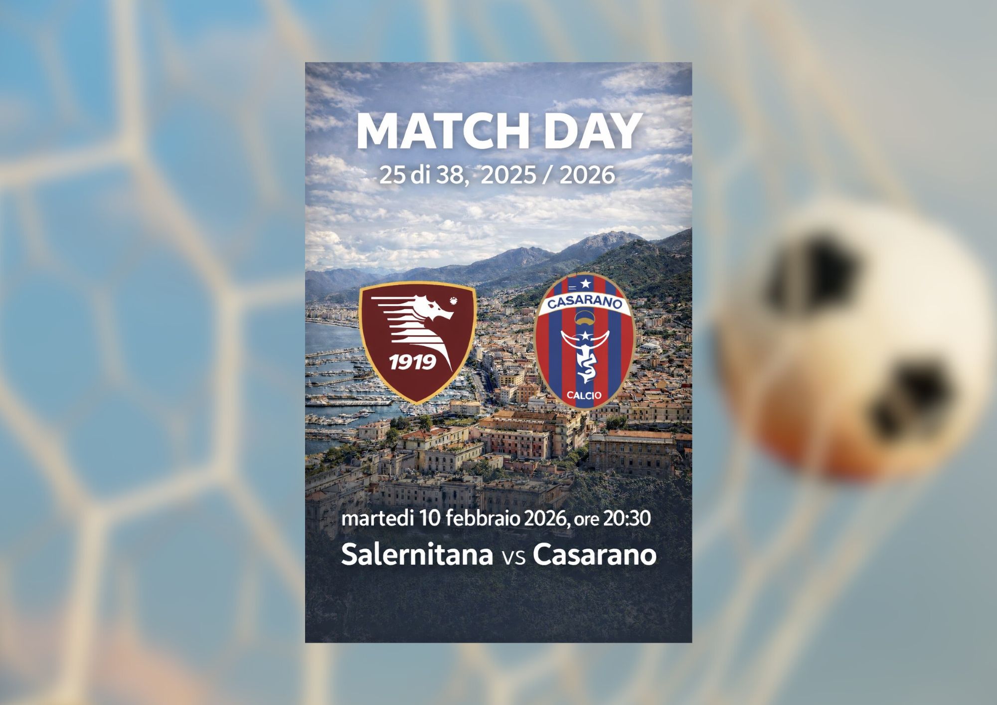 Salernitana-Casarano: i granata cercano il miracolo, vetta a -11