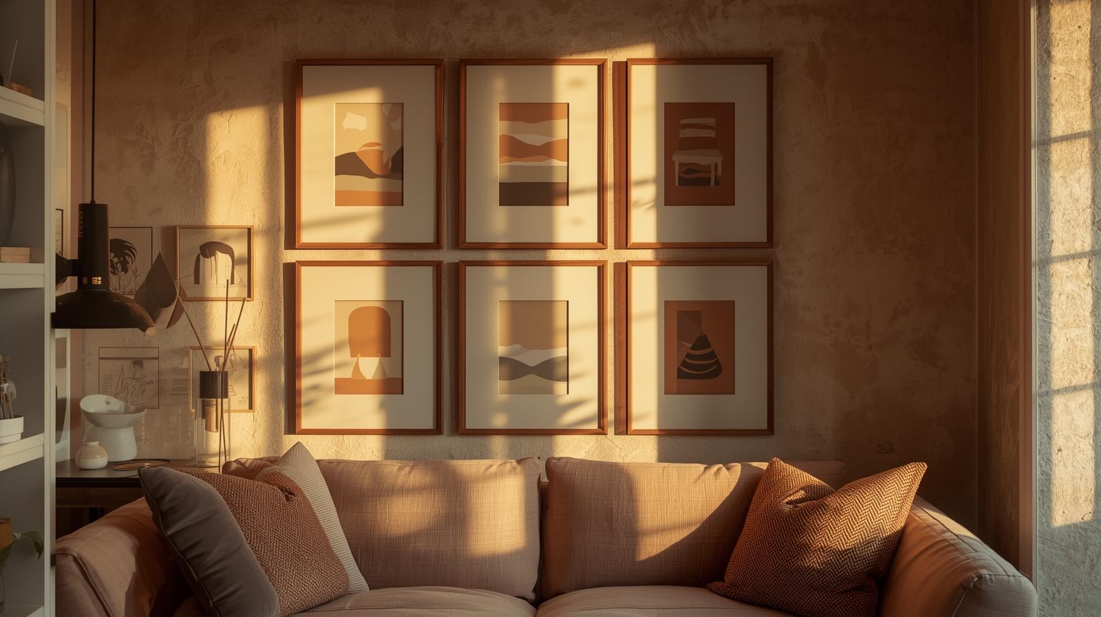 Dalla stampa alla cornice: costruire una parete che valorizza lo spazio