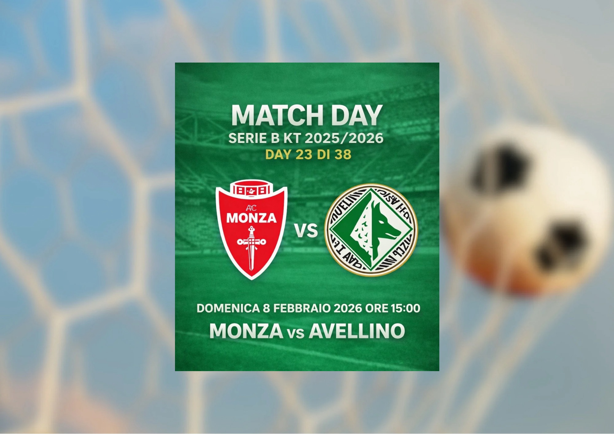Monza vs Avellino, i lupi biancoverdi provano a fare il colpaccio in casa dei lombardi