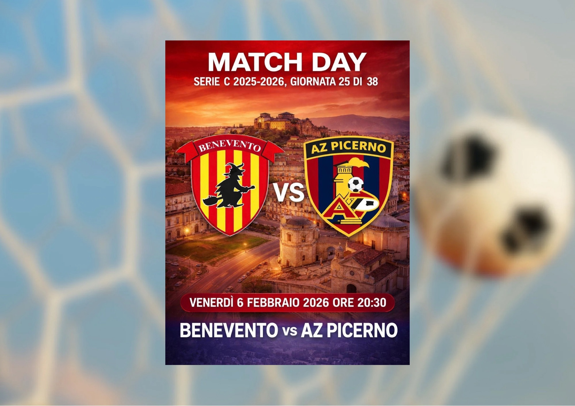 Benevento vs AZ Picerno: gli Stregoni vogliono blindare il primo posto, gli Elefanti pressano per la vetta