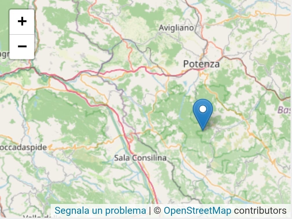 Terremoto tra Basilicata e Vallo di Diano: scossa di magnitudo 2.3, nessun danno segnalato