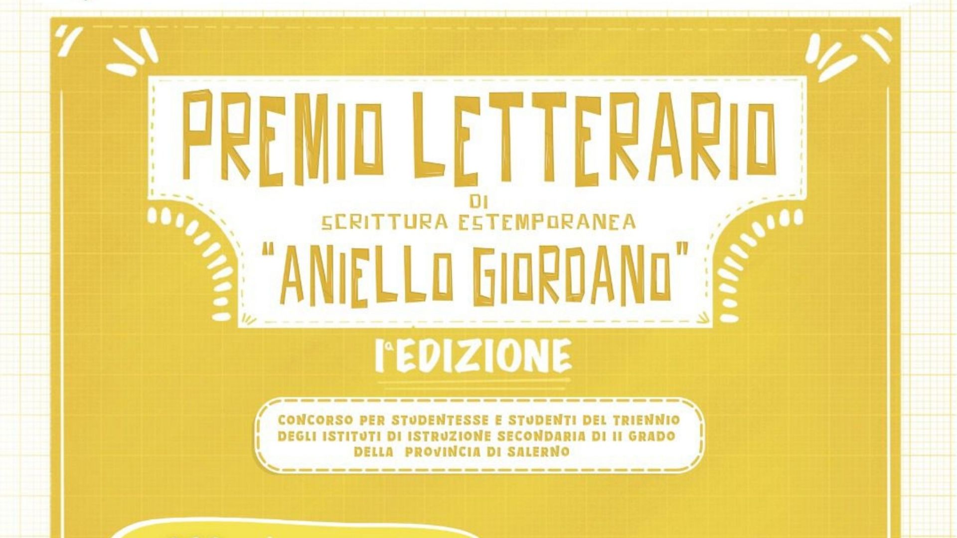 Legalità e giustizia: nasce il premio letterario dedicato alla memoria di Aniello Giordano