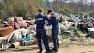 Palinuro: sequestrata area trasformata in discarica abusiva